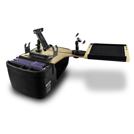 Autoexec Reach Desk Backseat Left Elite with Printer Stand, Phone Mount and Tablet Mount ReachDeskL-09 BS Elite